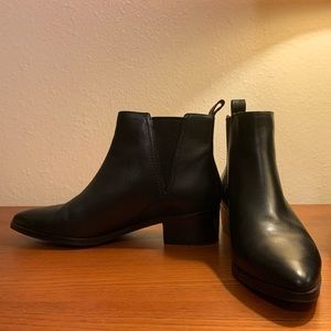 Cole Haan 8.5 Black Leather Marinne Boots